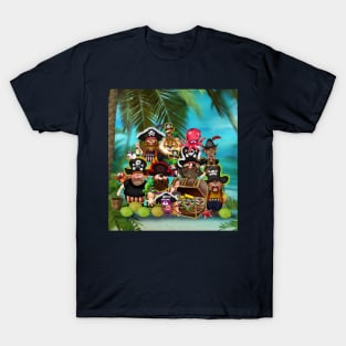 Pirates coming to the island T-Shirt